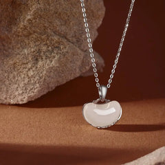 Aetolia Factory Price S925 Sterling Silver Hotan Jade Necklaces Women Light Luxury 18K Gold Plated Pendant Necklace Wholesale