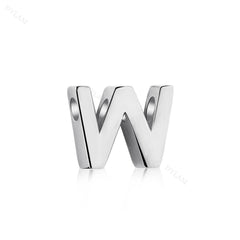 Aetolia 925 Sterling Silver Sliding Chain Personalized Alphabet Necklaces Diy Name Letter Initial Charm Pendant Necklace 18K Gold Plated