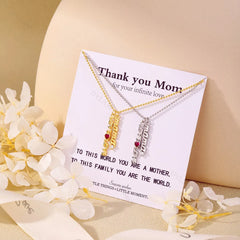 Aetolia New Design For Mother's Day Gift Sterling 925 Silver Gold Plated Love Pendant Red Heart Zircon Necklace