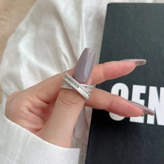 Aetolia High Quality 925 Sterling Silver Cuban Ring Full Iced Out Ring Cubic Zirconia Engagement Wedding Rings For Women Gifts