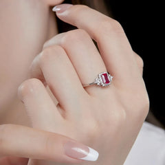 Aetolia Moissanite 925 Sterling Silver Cubic Zirconia Diamond Drop Heart Shaped Finger Ring Jewelry Women Engagement Wedding Rings