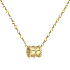 Aetolia Hot Selling Korean Simple Designs Womens Jewelry Minimalist Gold Plated Pendant Sterling Silver Necklaces for women