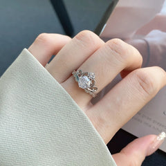 Aetolia Trendy 8A Cz Cubic Zirconia Red Blue Yellow Colorful Circle Ring Round Pave Finger Wedding Diamond Jewelry For Women