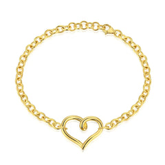 Aetolia 925 Aetolia Unisex High Shine Textured INS style Cute Hollow Love Shape Stackable Sterling Silver Bracelets for daily wear