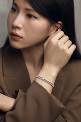 Aetolia New Bracelet Aetolia Women En Or Massif Custom Cubic Zircon Tennis Silver Bracelets Femmes De Marques Wealth Argent 925