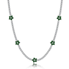 Aetolia Christmas Gifts Luxury Bling Red Green Cubic Zircon Bracelet Earrings Necklace Set Statement Emerald Rings Jewelry Set For Women