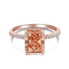 Aetolia No Tarnish Free 8A CZ Cubic Zirconia bride ring Eternity Band Engagement Wedding Promise Rings Jewelry Women 925 Sterling Silver