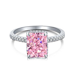 Aetolia S925 Sterling Silver Engagement Wedding Fine Jewelry Rings for Women Jewelry 8A Quality CZ Zircon 925 Silver Custom Jewelry