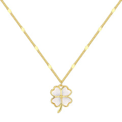Aetolia Hot Sale Femme Custom Fine Jewellery Brand S925 Silver Jewelry Bijoux En Aci Inoxyd 18K Gold Plated Clover Necklaces For Women