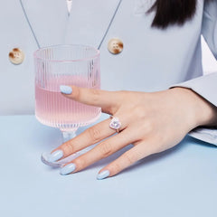 Aetolia Sparkling Heart Shape S925 Sterling Silver Ring Band Rainbow Colorful Pink Diamond Cz Cubic Zirconia Rings Jewelry Women