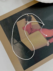 Aetolia new arrival Simple Minimalist Design Elegance 925 Sterling Silver Broken Beaded necklace Fine Jewelry Necklaces for women