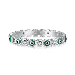 Aetolia 925 wholesale demon evil ring eye sterling silver stackable nickel-free lead-free and hypoallergenicepoxy rings jewelry women