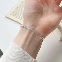 Aetolia New Arrived S925 Silver Bracelet Bangle Waterdrop Pear Cz Zirconia Wedding Jewelry Bracelets Bangles For Women