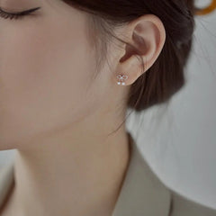 Aetolia Trendy Jewelry Wholesale New Arrival Fashion White 18K Gold Plated Earring Women Elegant Bowknot Pearl Earrings Stud