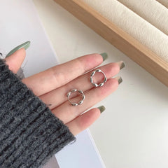 Aetolia 925 Sterling Silver Beaded Hoop Earrings Round Huggie Earrings Hypoallergenic Hoop Earrings for Women