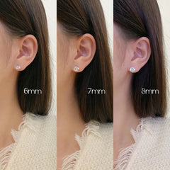 Aetolia Statement Earring Women Designer Korean Fashion Sterling Silver Zircon Stud Earrings For Women Aetolia Studs Earrings Jewelry
