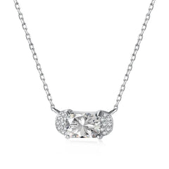 Aetolia Wholesale Custom Jewelry Drop Dainty 925 Sterling Silver Charms Necklaces Set Zirconia Heart Pendant Necklace For Women