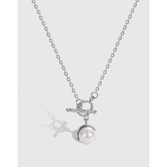 Aetolia Vintage Cuban Zircon Waterproof 18K Gold S925 Sterling Silver Pearl Necklace Chain Choker Pendant Necklaces Set Jewelry Women