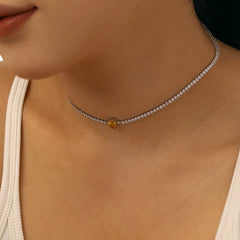 Aetolia Fine Jewelry Cz Cubic Zirconia Water Drop Pendant Necklace Choker Women Blue Pink Tennis Cuba Chain Teardrop Necklaces For Women