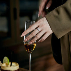 Aetolia 925 Sterling Silver Ring Pure Rings Jewelry Baguette Celtic Knot Sterling Pave Engagement wedding Adjustable Rings jewelry women