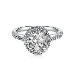 Aetolia Fine Jewellery Famous Brand Oval Shape Cz Ring Designer 925 Sterling Silver Rings Necklace Earrings Jewelry Set For Women