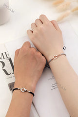 Aetolia Paracord Bracelet Led Charms For Bracelets Women Jewelry Men Leather Adjustable 925 Silver Heart Fashion Lovers Couple