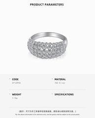 Aetolia Oem Odm Fine Jewelry Full Cz Cubic Zirconia Hollow Out New Design Women Wedding Banquet Accessories Rings For Women