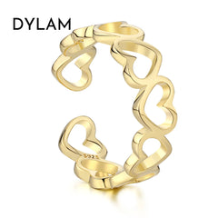 Aetolia Heart Rings Wedding Bling Bling Love Rings High Quality Zircon Wholesale Heart Zircon Rings For Engagement