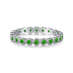 Aetolia Custom 5A CZ Cubic Zirconia Emerald Stone Green Engagement Ring Diamond 925 Sterling Silver jewelry Gold Wedding Rings For Women