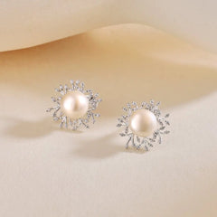 Aetolia Hot Products Hypoallergenic Designer Shiny Freshwater Pearl Earring Trendy Jewelry Statement Stud Earrings For Women Party