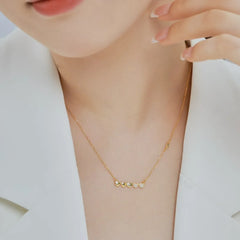 Aetolia Fine Jewelry Custom Choker 18K Gold Plated Woman Red Green Heart Silver 925 Women Link Dainty Zirconia Chain Necklace