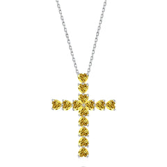 Aetolia Plata 925 Minimalist Pendant Women Layer Tennis Necklaces Zirconia Jewelry Dainty 18K Gold s925 Sterling Silver Cross Necklace