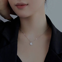 Aetolia Hot Sale Femme Custom Fine Jewellery Brand S925 Silver Jewelry Bijoux En Aci Inoxyd 18K Gold Plated Clover Necklaces For Women