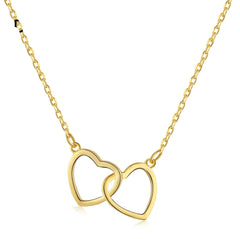 Aetolia Fashion Gold Plated s925 Silver Jewelry Wholesale Heart Shape Love Pendant Dainty Trendy Necklace For Women