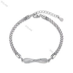Aetolia Bracelet For Men Women Lovers Couple Magnetic Sterling Silver Jewelry Designer Bracelets Bangles Trendy trendy Gold Chain