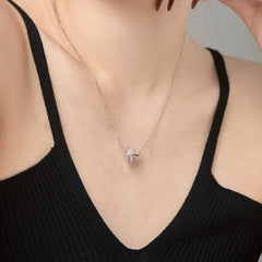 Aetolia Bee Necklace Jewelry Cubic Zirconia Charm Honey Bee 18K Gold Plated S925 Sterling Silver Pendant Necklaces For Women