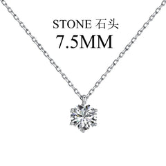 Aetolia Wholesale Custom Circular Pendant Necklace Simple 925 Sterling Silver Cz Cubic Zircon Necklaces Women Accessories