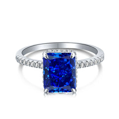 Aetolia Customized High Quality Color Wedding Zircon Ring 925 Sterling Silver Ring Promise Minimalist Engagement Diamond Rings Jewelry