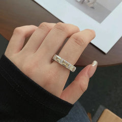 Aetolia Custom 925 Sterling Silver Yellow Created Green Diamond Wedding Ring Eternity Bands Engagement Rings Women Wholesale Jewelry