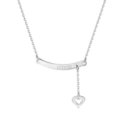 Aetolia Joya De Plata Pendant Women Layer Pearl Necklaces Zirconia Jewelry 18K Gold Plated 925 Sterling Silver Smile Flower Necklace