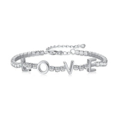 Aetolia Custom Designer 18K Gold Plated Love Mama Bracelet Jewelry Tennis Bracelets Bangles For Women Mother'S Day Gift Adjustable