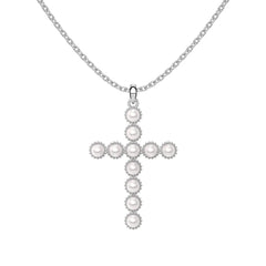 Aetolia Plata 925 Minimalist Pendant Women Layer Tennis Necklaces Zirconia Jewelry Dainty 18K Gold s925 Sterling Silver Cross Necklace