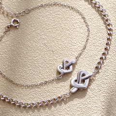 Aetolia Bracelets For Couples Braided Rope Matching Custom Bff Couple Friend Gifts Her And Him Girl Heart Shape