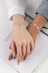 Aetolia Non Tarnish Hypoallergenic Delicate Tiny Sublimation Star Moon 925 Sterling Silver Layers Accessories Bracelets for Women