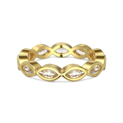 Aetolia Elegant 925 Sterling Silver Boho 18K Gold Plated Designs Ring Cz Zirconia Full Eternity Maruiqse Band Rings Jewelry Women