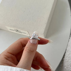 Aetolia High Quality 925 Silver Jewelry 18K Gold Plated Pear Waterdrop Shape Ring Cz Zirconia Wedding Engagement Rings For Women
