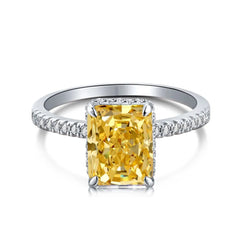 Aetolia S925 Sterling Silver Engagement Wedding Fine Jewelry Rings for Women Jewelry 8A Quality CZ Zircon 925 Silver Custom Jewelry