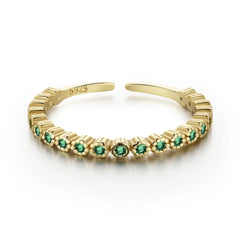 Aetolia Christmas Pave Rings Love U Heart Ring Eternity Jewelry Women 925 SilverRing Gold 18K Eemal Rings