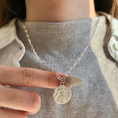 Aetolia Custom Women Bijoux Plaquet Or Joyeria De Bisuteria Joyas Sterling Silver Virgin Mary Necklace Gold Plated Jewelry