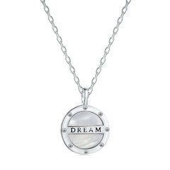 Aetolia Custom Vintage Coin Pendant Necklace S925 Sterling Silver 18K Gold Plated Customized Dream Letter Necklaces For Women